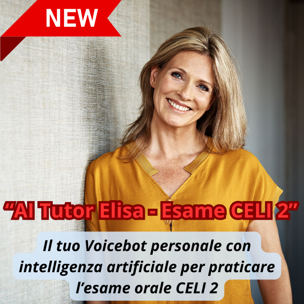AI Tutor Elisa Esame Orale CELI 2 ai-tutor-elisa-esame-orale-celi-2